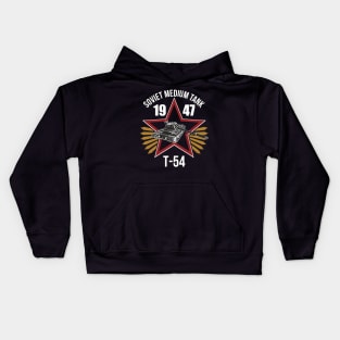 Soviet medium tank T-54 Kids Hoodie